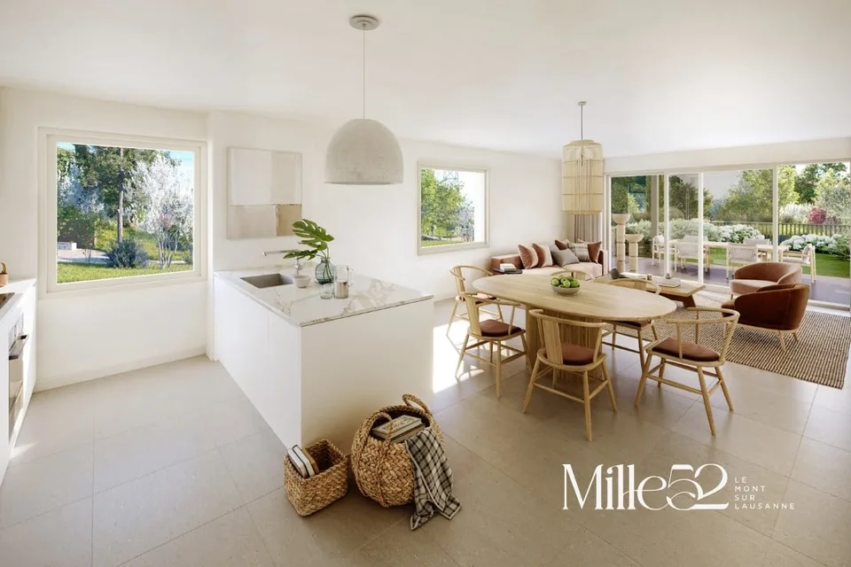 Mille52 - Lot C2-1 - 4,5-Zimmer-Wohnung im Erdgeschoss mit Terrasse und Garten
