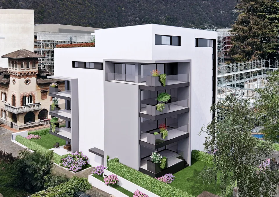 Residenza Vera - Appartamento 4.5 locali con giardino privato a Bellinzona (TI)