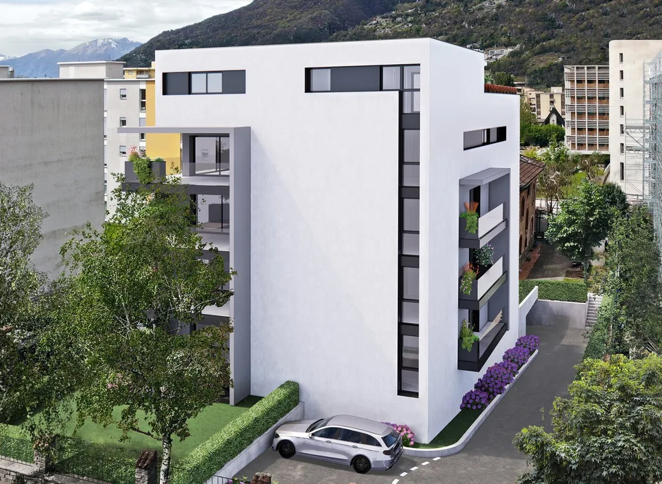 Residenza Vera - Appartamento 4.5 locali con giardino privato a Bellinzona (TI)