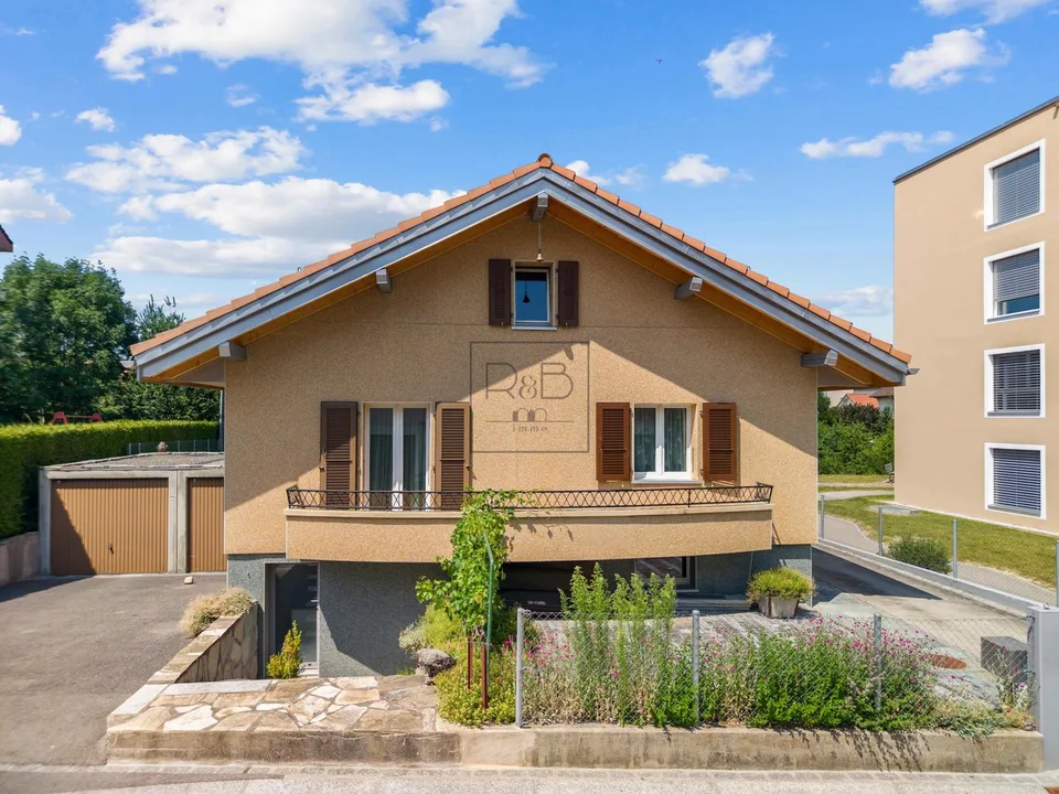 Maison individuelle à proximité immédiate de Bulle