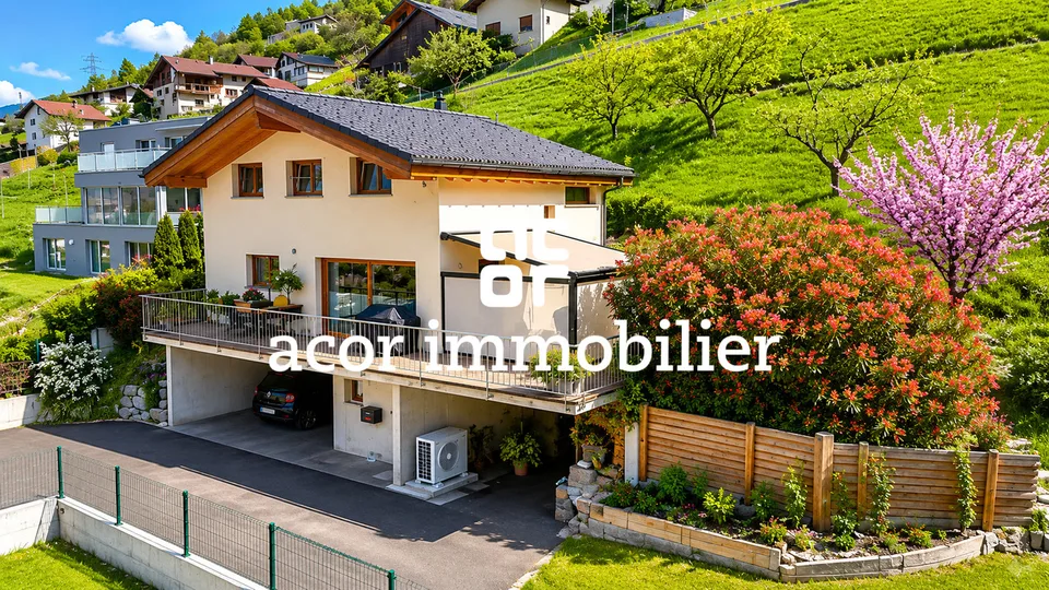 Maison individuelle récente avec vue imprenable