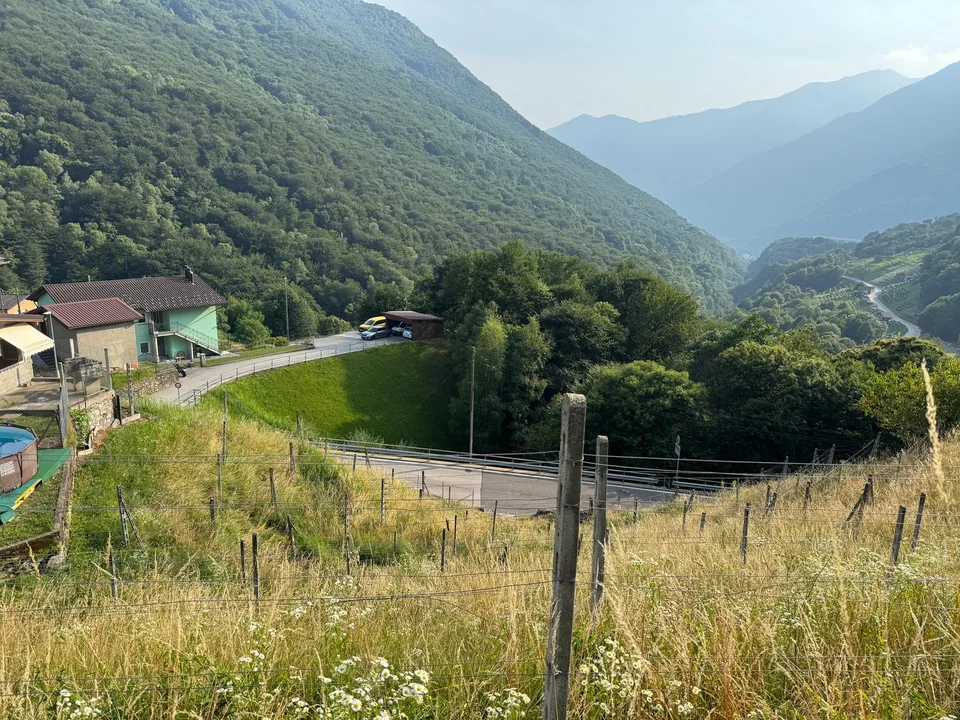Bauland mit Panoramablick in Medeglia