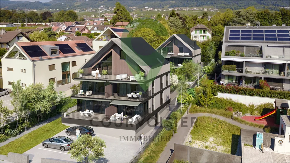 Attique d'exception avec terrasse panoramique  aux portes de Rolle
