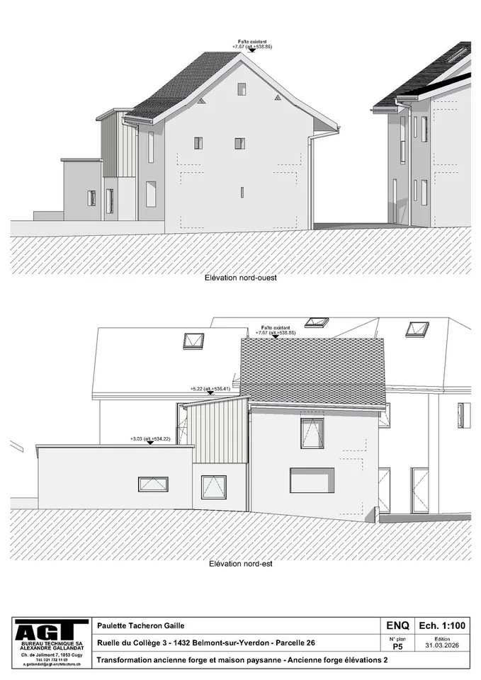 Belmont-sur-Yverdon Zu verkaufen Loft-Haus mit 3 Zimmern – Foto 10 von 10