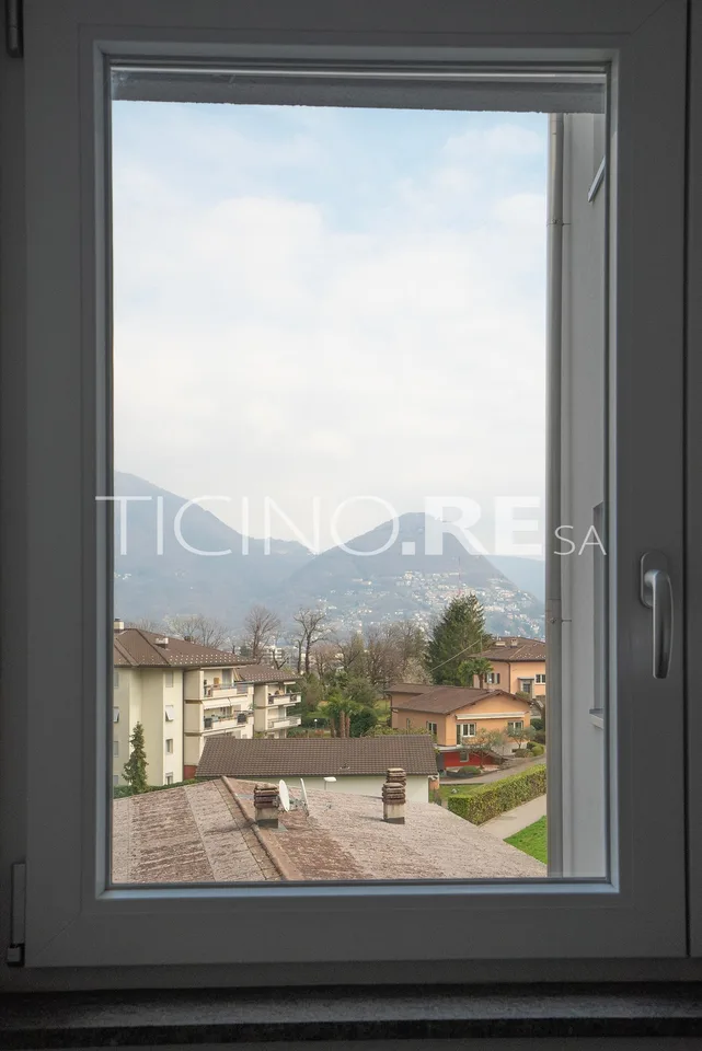 Lugano-Breganzona; nuovo e moderno appartamento  di 4.5 locali con grande terrazza,70mq