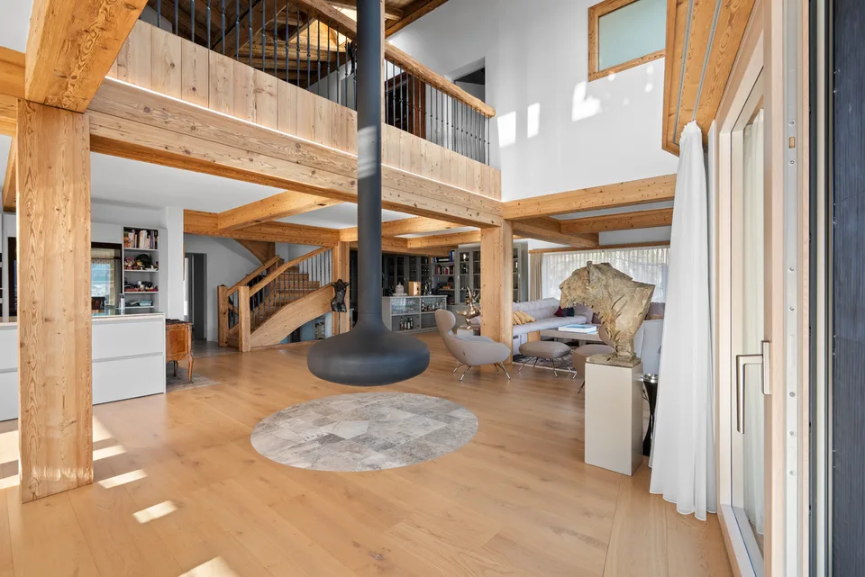 Chalet de prestige à Mayens d'Arbaz - Piscine et Vue imprenable