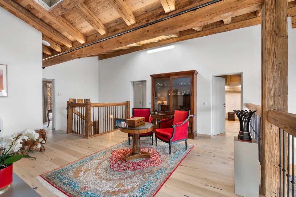 Chalet de prestige à Mayens d'Arbaz - Piscine et Vue imprenable – Foto 8 von 9