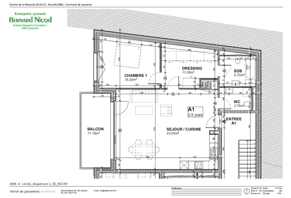 Nuova residenza a Chailly! Appartamento di 2.5 locali con balcone a sud