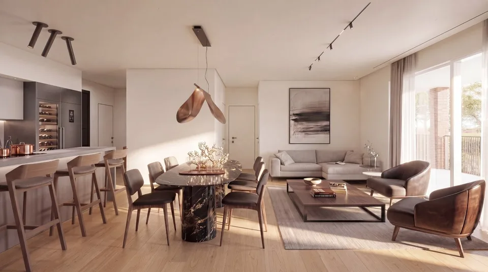 Prestigioso appartamento VISTA CITTÀ E LAGO con ampio terrazzo e giardino privato