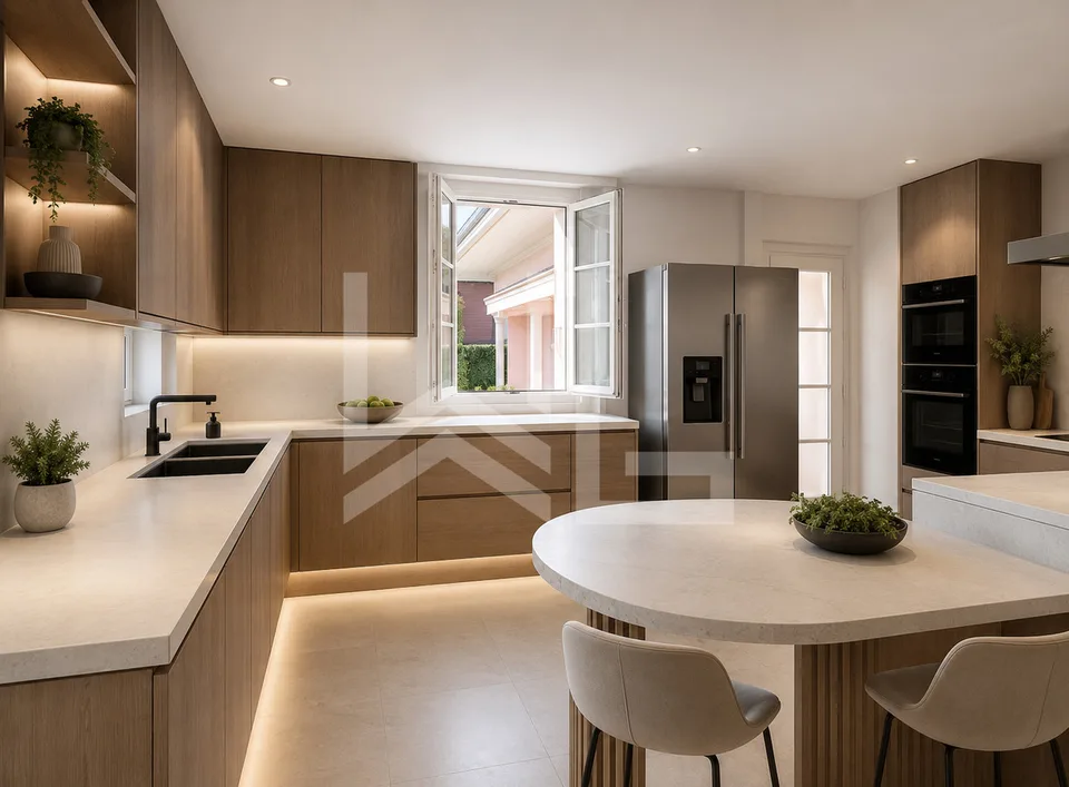 Propriété avec appartement attenant et piscine intérieure