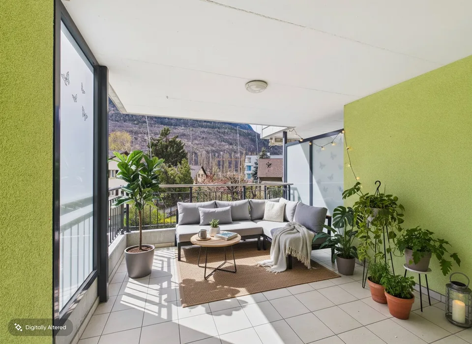 Abitare con stile con loggia in un quartiere popolare a Visp – foto 10 di 13