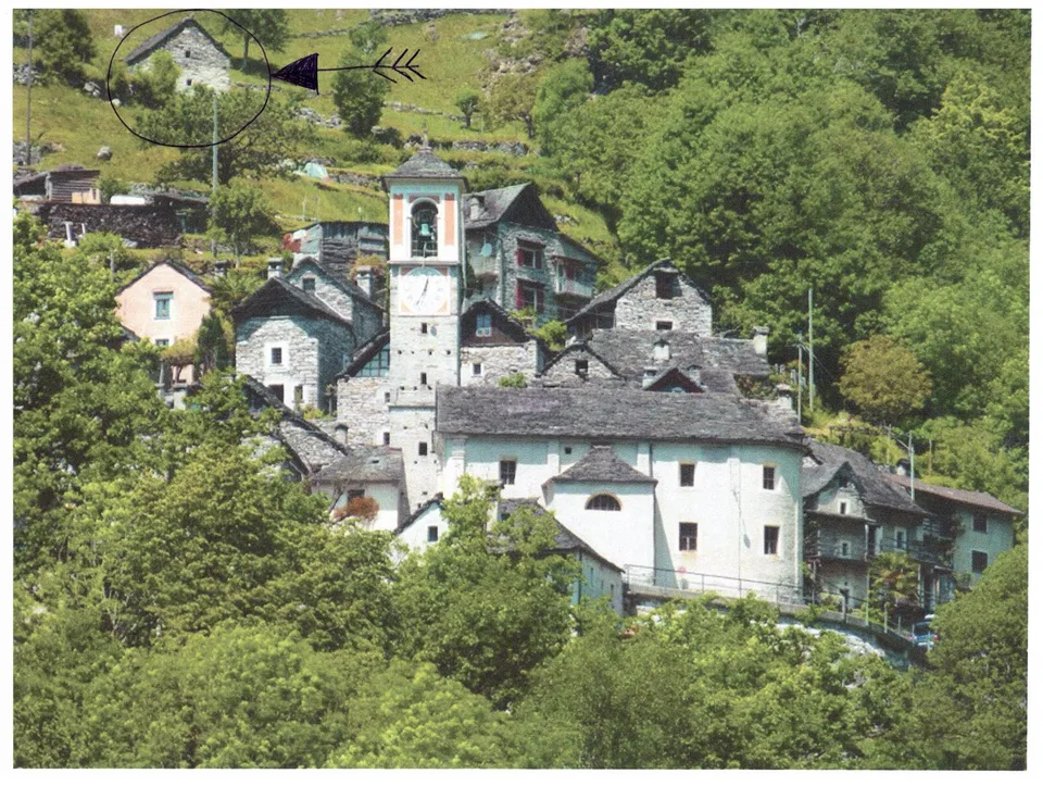 Rustico in Corippo Fixpreis beste Aussicht vom Dorf bei Hotel Albergo diffuso