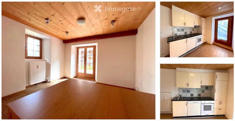 APPARTEMENT 2,5 PCES AVEC TERRASSE ET VUE IMPRENABLE