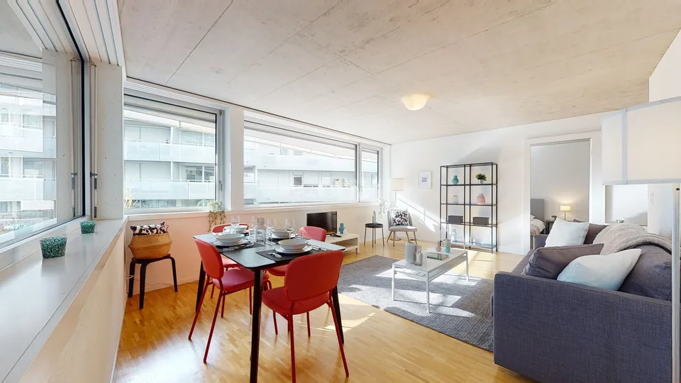 Appartamento 2.5 locali luminoso e arioso a La Matze, centro città Sion – foto 7 di 17