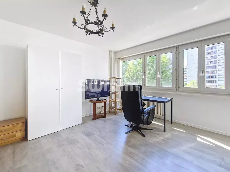 Bright and large 34 m² studio in Lancy