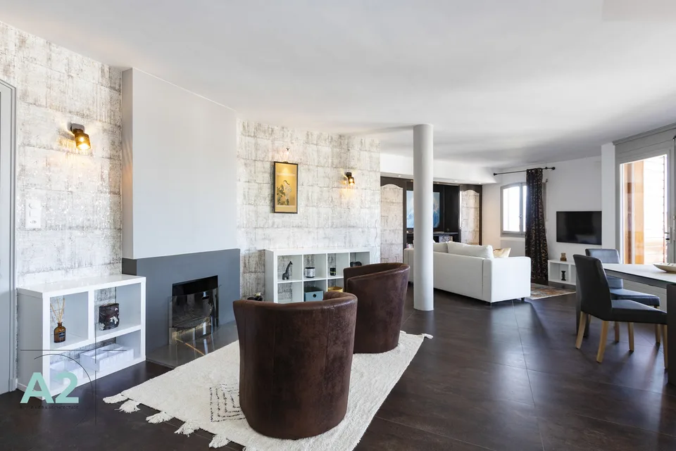 ATTIQUE EN PLEIN CENTRE DE CRANS LOCATION SAISON
