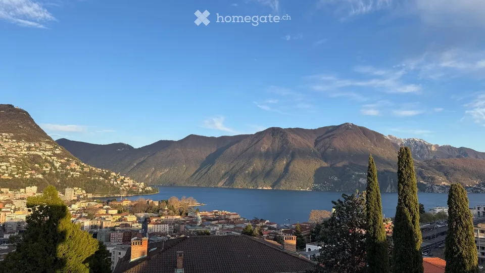 Loft Attico con Vista Panorámica a 210° su Lugano / Penthouse Loft 210° Panoramic Views over Lugano