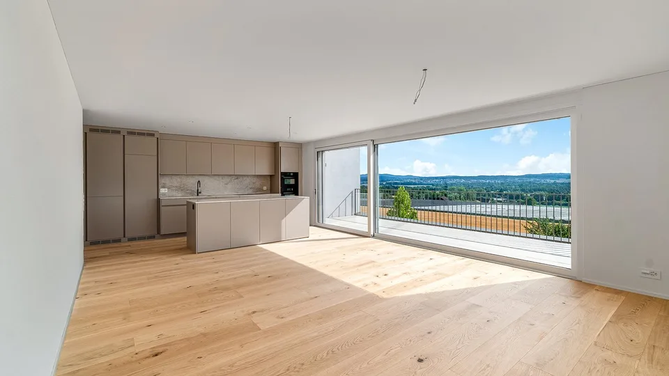 Maisonette en attique exclusive avec vue panoramique et jardin privé