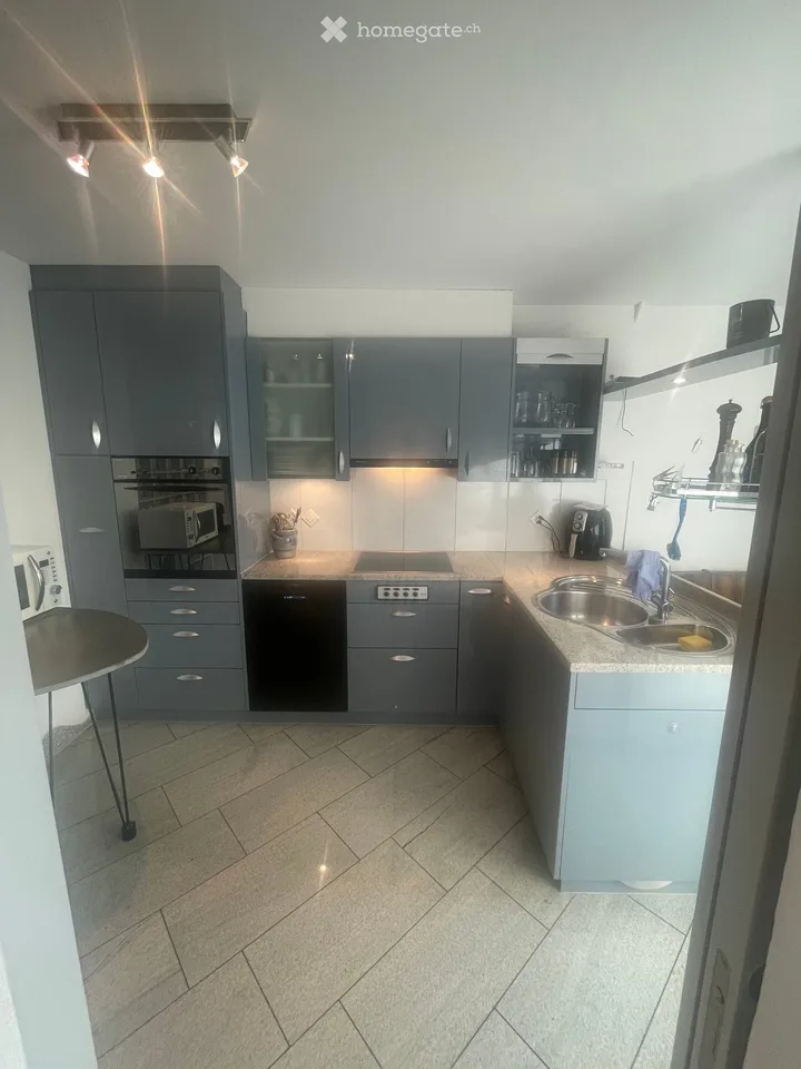 Incantevole appartamento di 3.5 locali con quota di giardino e veranda vicino al lago – Steckborn