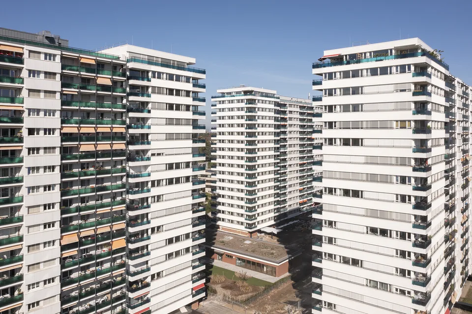 Neubauwohnung an zentraler Lage mit Aussicht