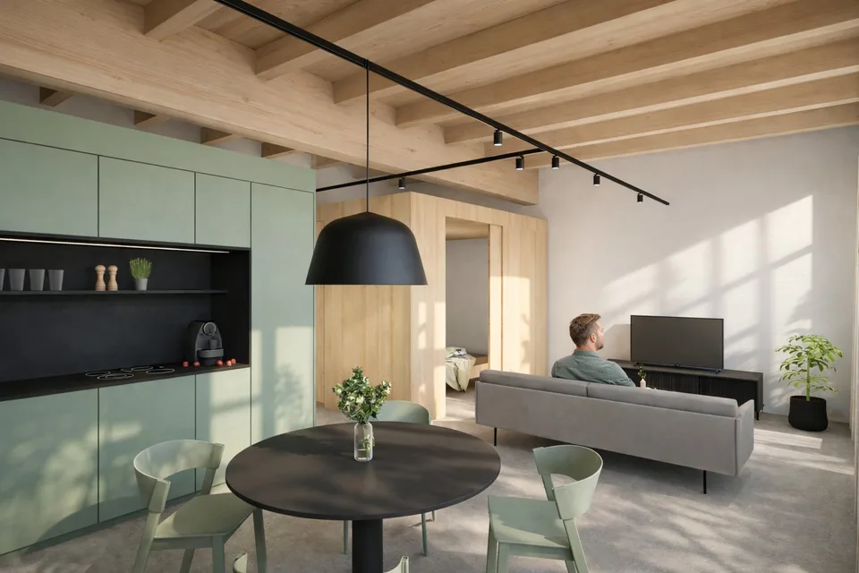 NUOVO - Appartamento arredato 3.5 locali "Serviced Apartment" con balcone a Visp