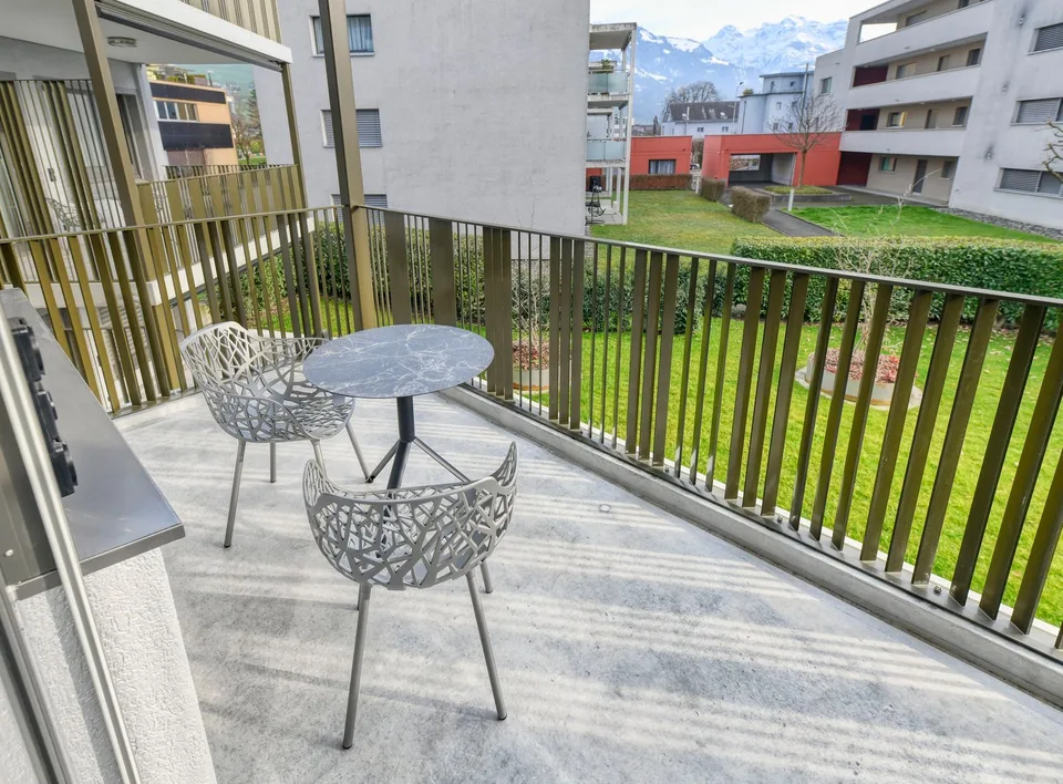 Abheben im möblierten Apartment "PC-6" im The Tower, Stans
