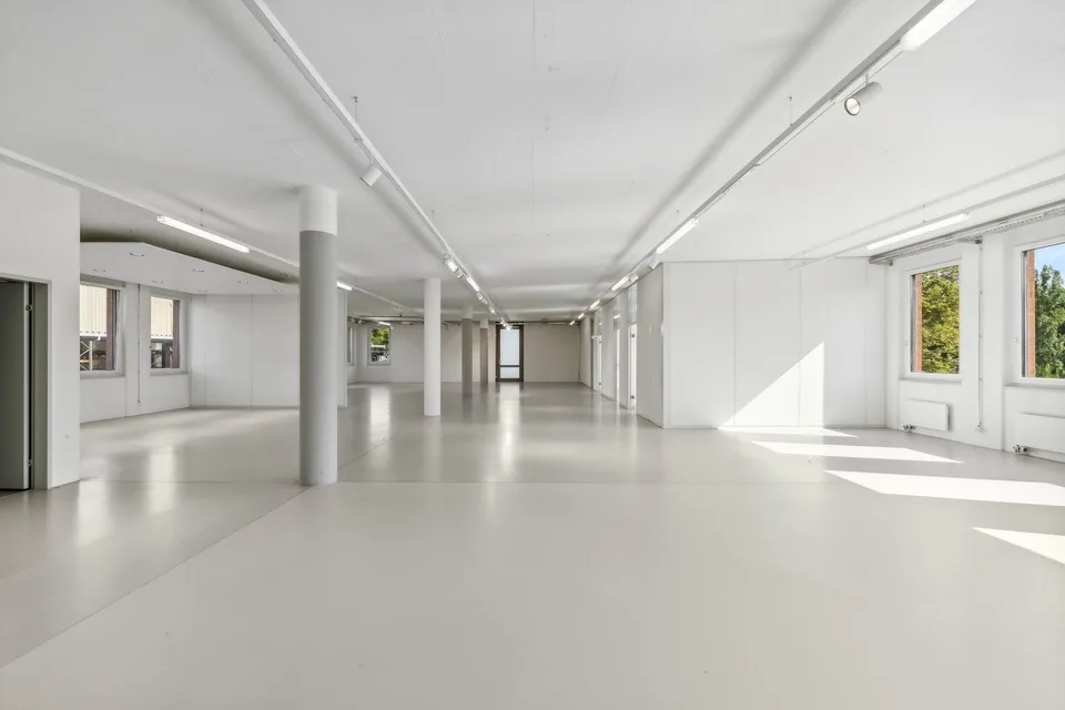 Bright office spaces with spacious open space