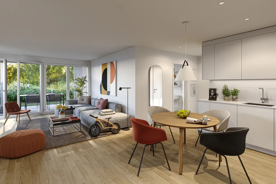 ERSTBEZUG  wunderbare 3.5-Zimmer-Neubauwohnung mit Eigentumsstandard und Uetlibergblick