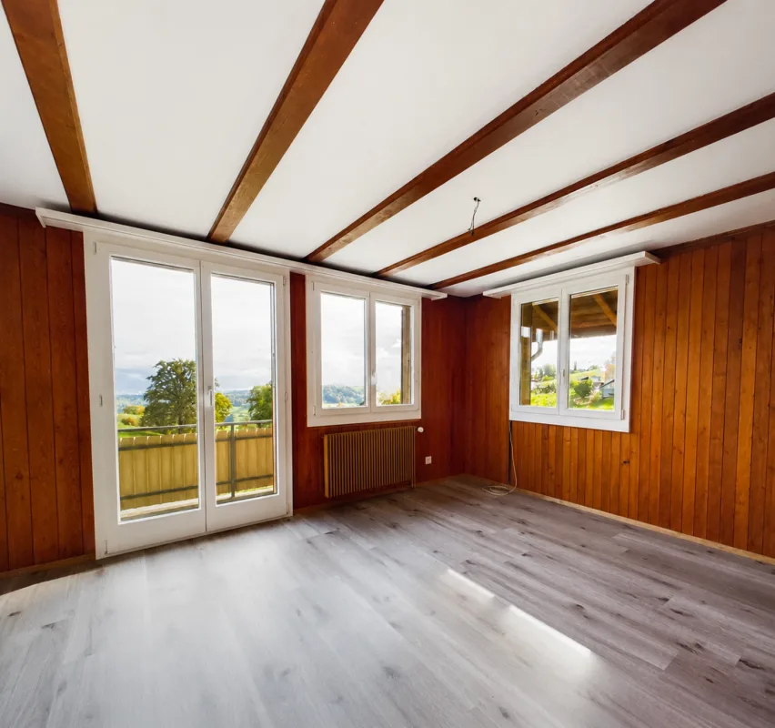 Ländliche 4-Zimmerwohnung mit traumhafter Aussicht