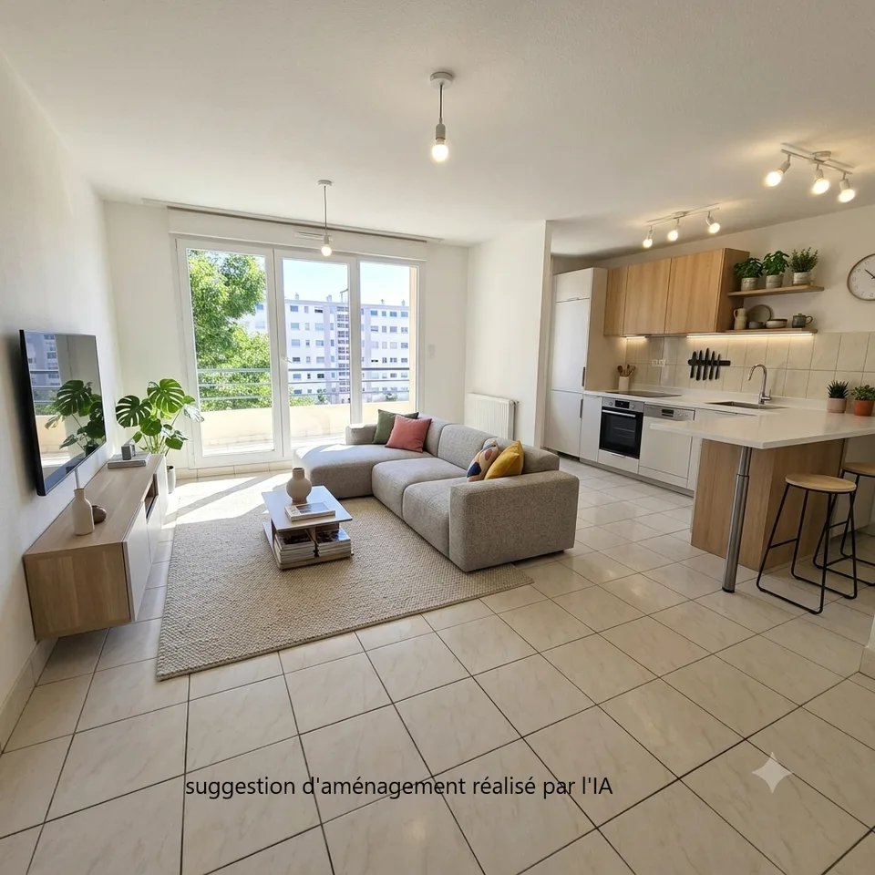 F3 de 66m²  au 3ème étage