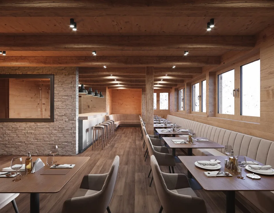 Progetto di nuova costruzione di Chalet Hotel di lusso