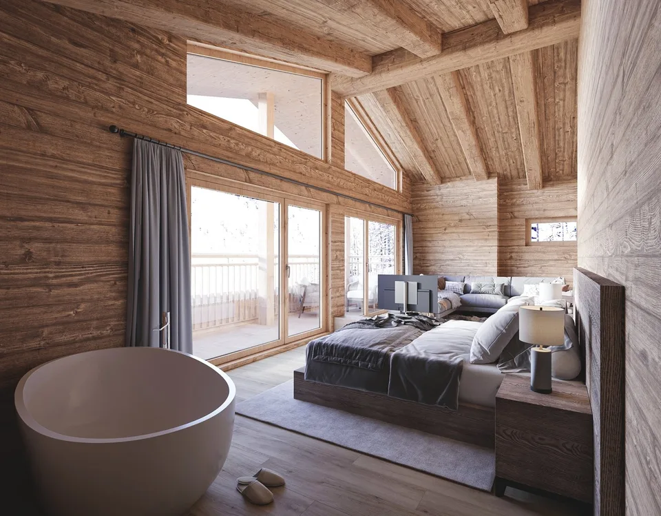 Progetto di nuova costruzione di Chalet Hotel di lusso