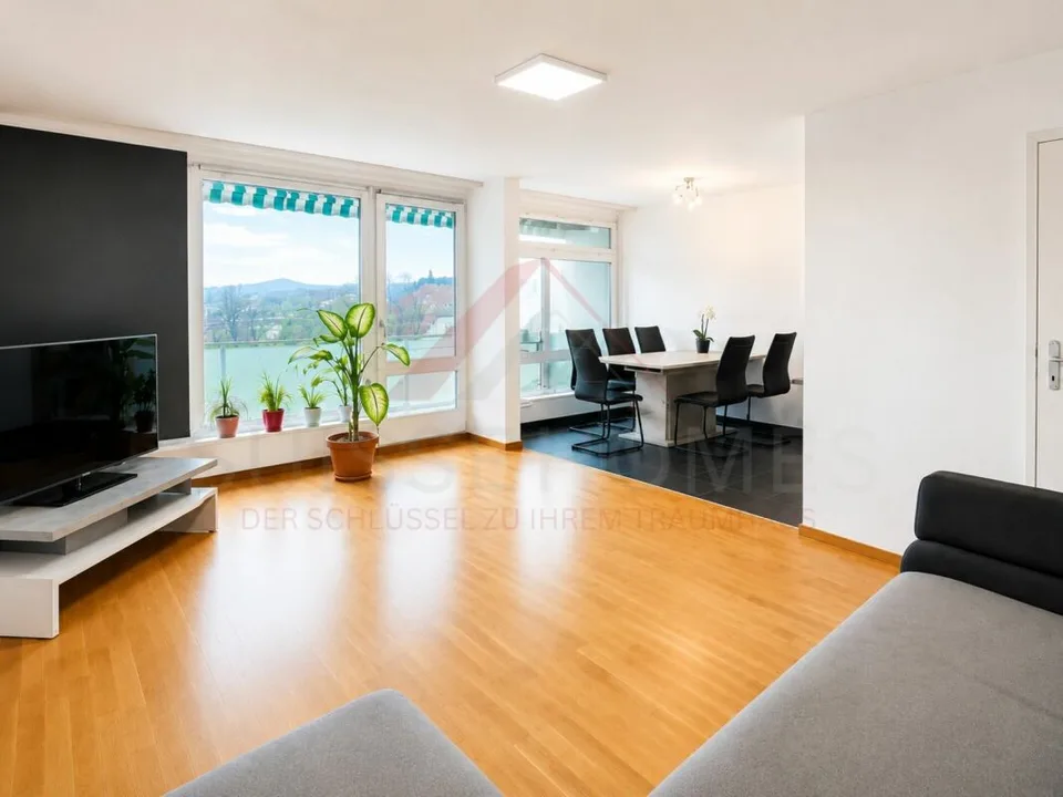Wohnen über den Dächern von Burgdorf - Helle 3.5 Zimmer Wohnung mit Aussicht