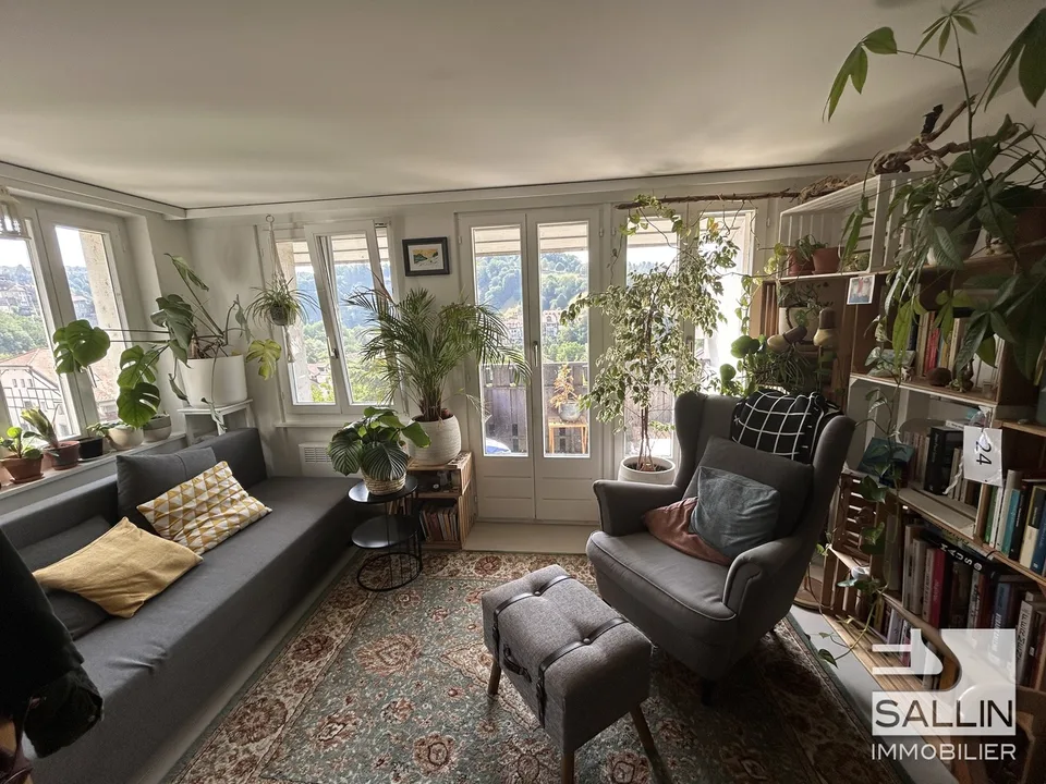 APPARTEMENT DUPLEX RENOVE DE 3½ PIECES A L'ENTREE DE LA BASSE VILLE – photo 8 sur 13