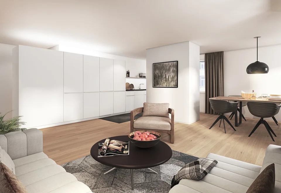 Moderne 4.5-Zimmerwohnung mit Balkon im Seefeld