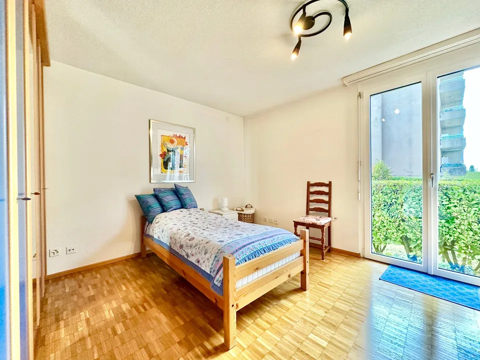 Appartement lumineux de 4,5 pièces à Pregassona avec jardin
