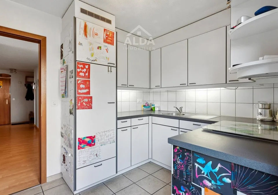 3.5-Zi.-Wohnung mit Südbalkon und Aussicht, Plasselb