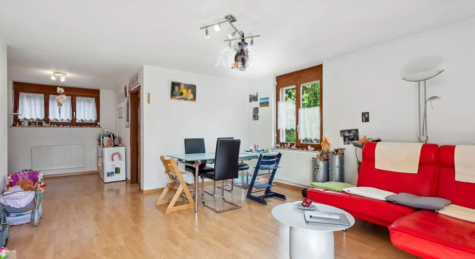 3.5-Zi.-Wohnung mit Südbalkon und Aussicht, Plasselb