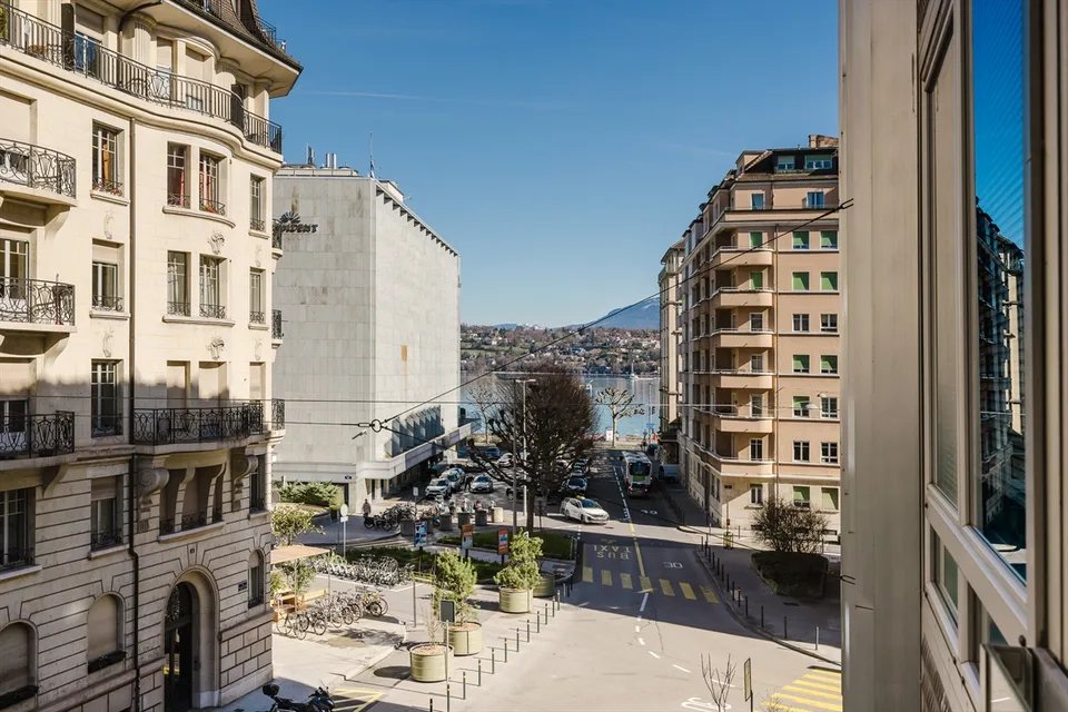 Quartier des grands hôtels - Magnifique studio rénové  - Vue lac