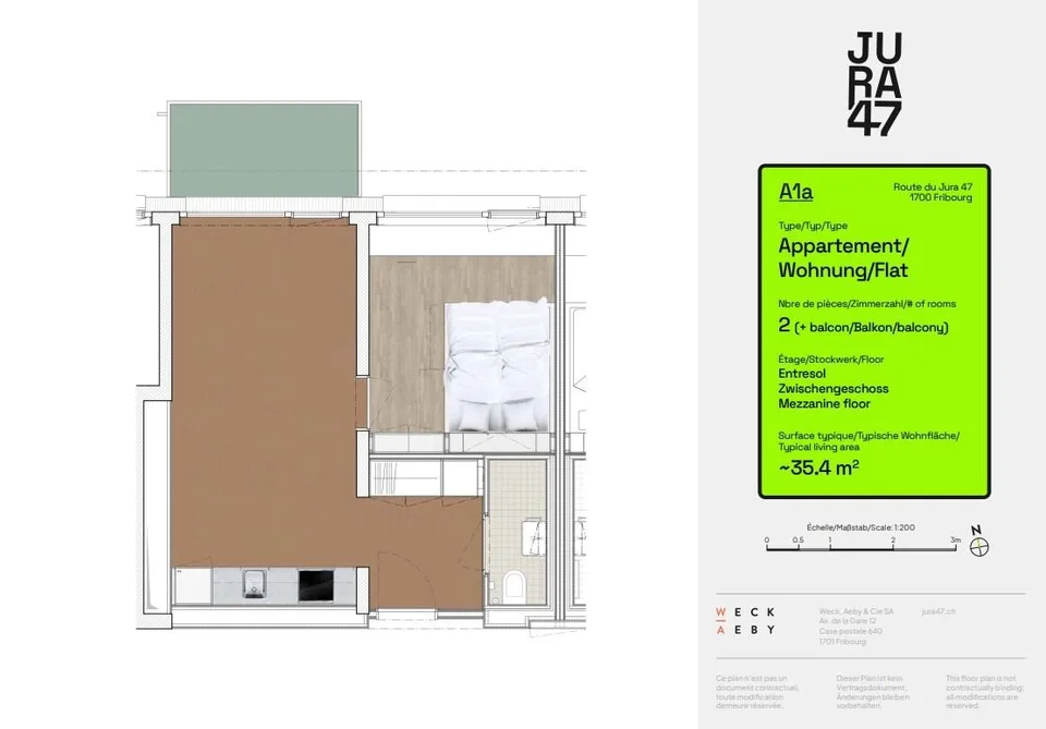 2 Zimmer in einer Studentenresidenz, mit einer umfassenden Miete!