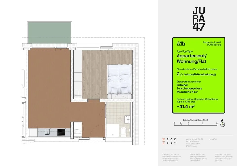 2 Zimmer in einer Studentenresidenz, mit einer umfassenden Miete!