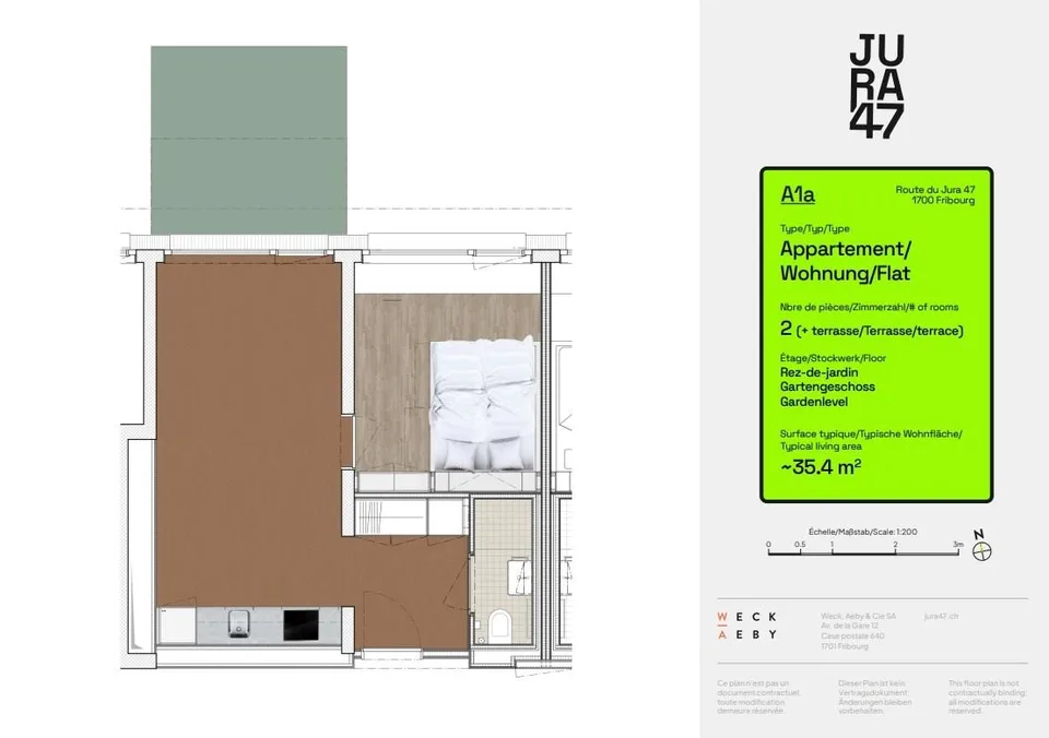 2 Zimmer in einer Studentenresidenz, mit einer umfassenden Miete!