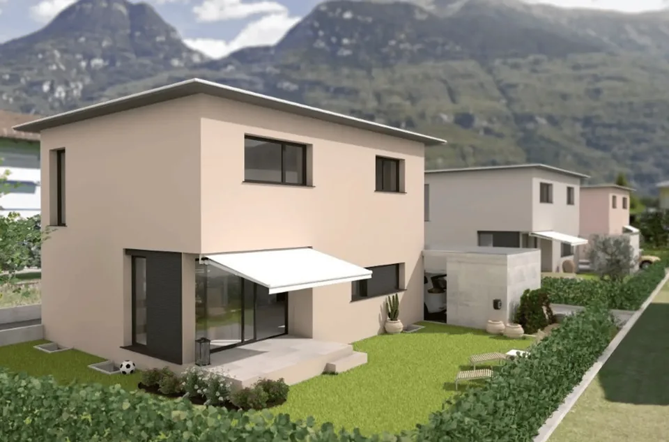 NUOVA COSTRUZIONE: CASA MONOFAMILIARE CON GIARDINO PRIVATO E DUE POSTI AUTO