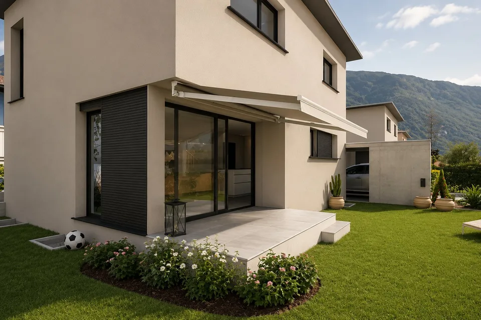 NUOVA COSTRUZIONE: CASA MONOFAMILIARE CON GIARDINO PRIVATO E DUE POSTI AUTO