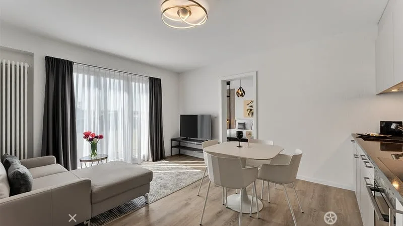 Moderne möblierte 2-Zimmer-Wohnung mit Service und Balkon in Biel