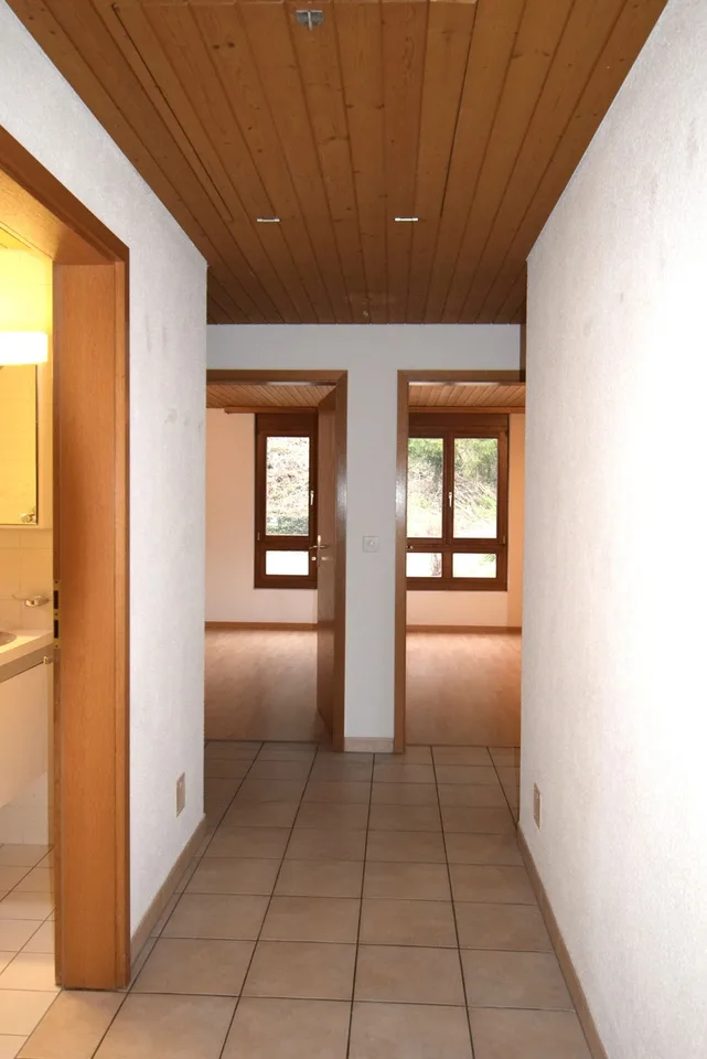 Idyllische Dachwohnung mit zwei Balkonen !
