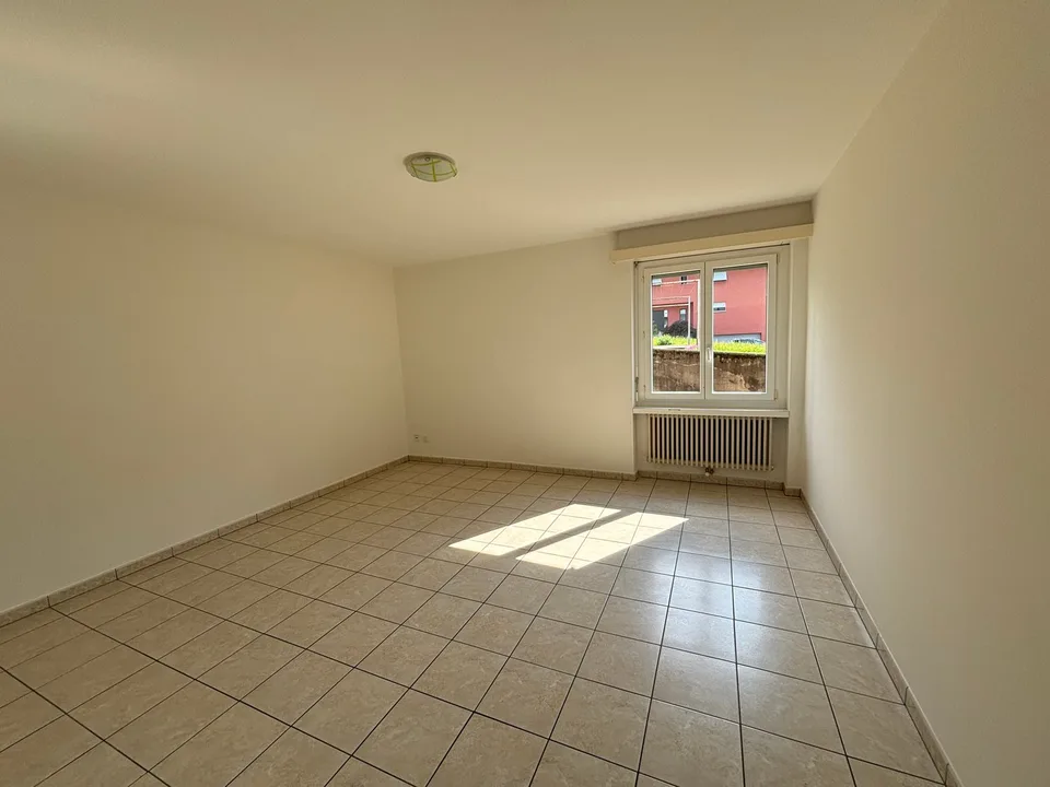 Zu vermieten in Arbedo geräumiges Einzimmerapartment im Erdgeschoss