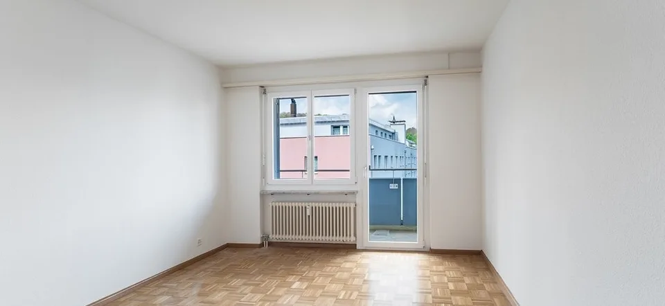 Tolle Wohnung mit grosszügigem Balkon und Blick auf den Wartenberg