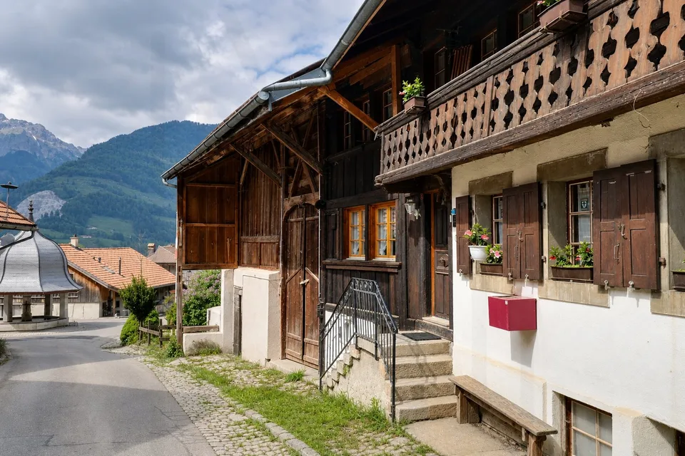 maison villageoise 5.5 p. avec grange et potentiel d'agrandissement