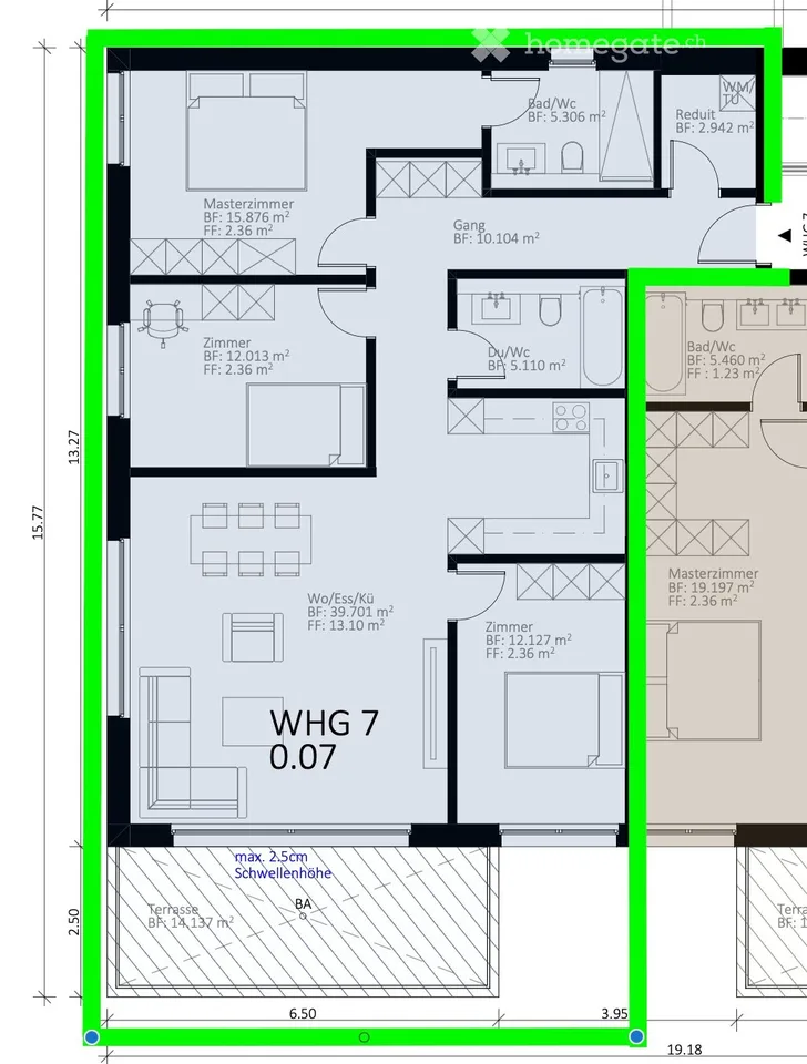 Primo occupante/edificio nuovo: Appartamento moderno 4,5 locali